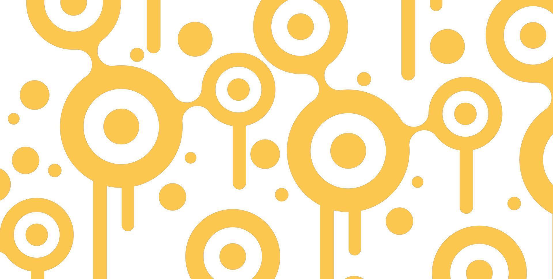 yellow glitch and liquid set vector