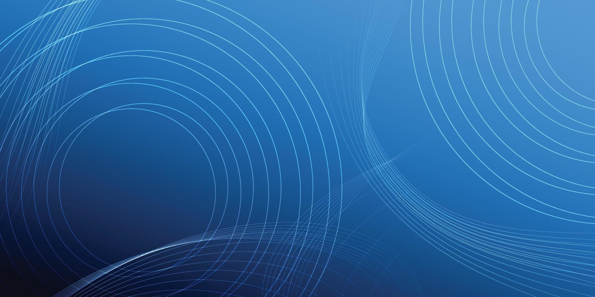 blue abstract geometric background vector