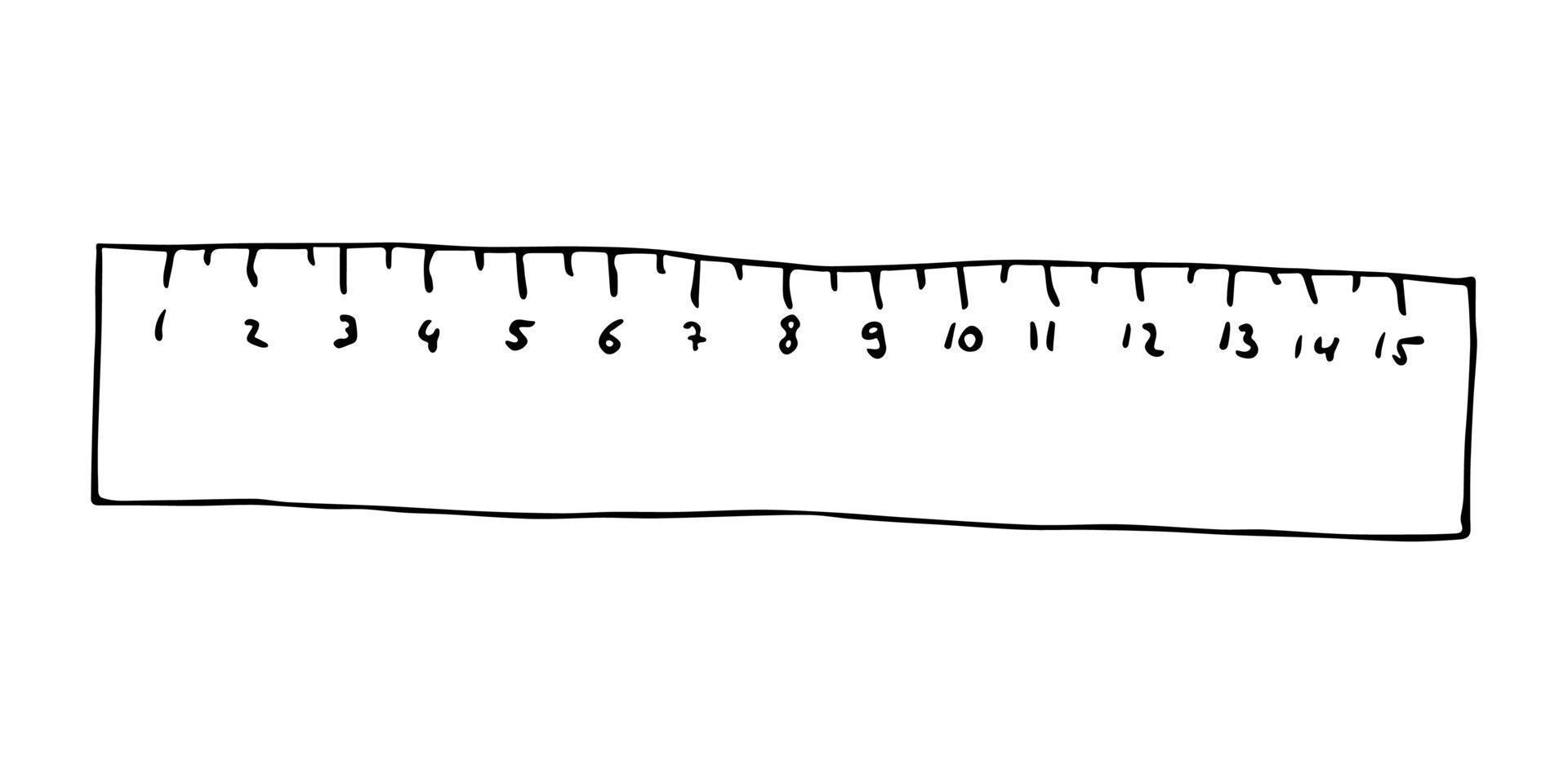 ruler clip art black and white