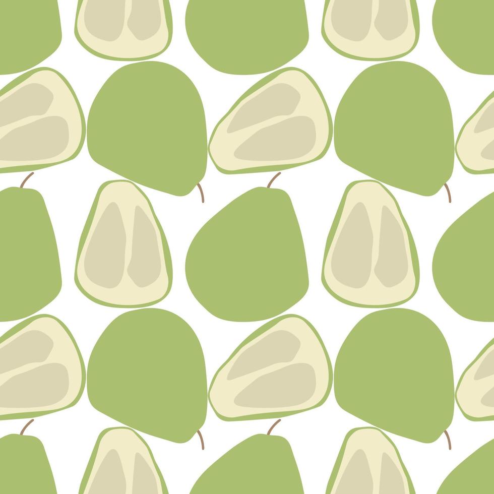 Fondo de patrones sin fisuras de pomelo de fruta minimalista abstracto moderno vector