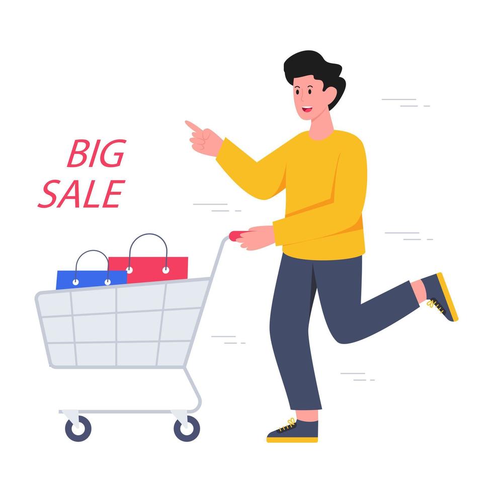 Premium download illustration of big sale vector