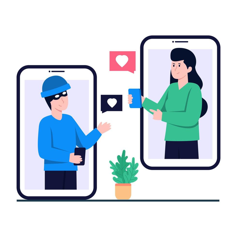Perfect design icon of mobile love vector
