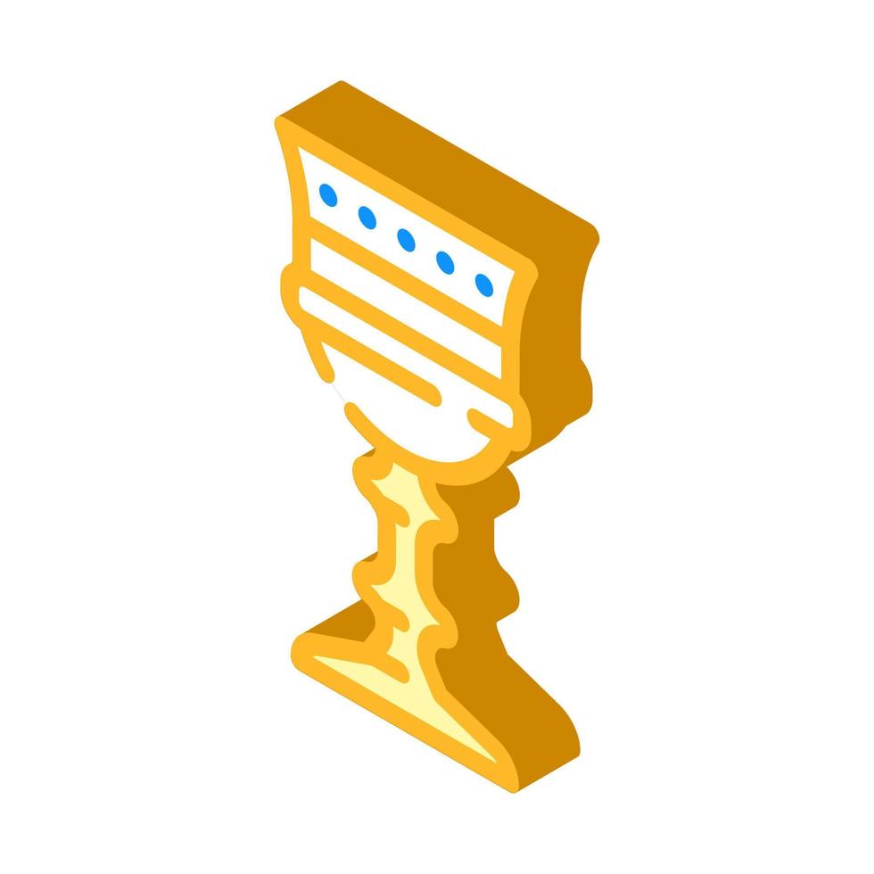 cup fairy tale isometric icon vector illustration