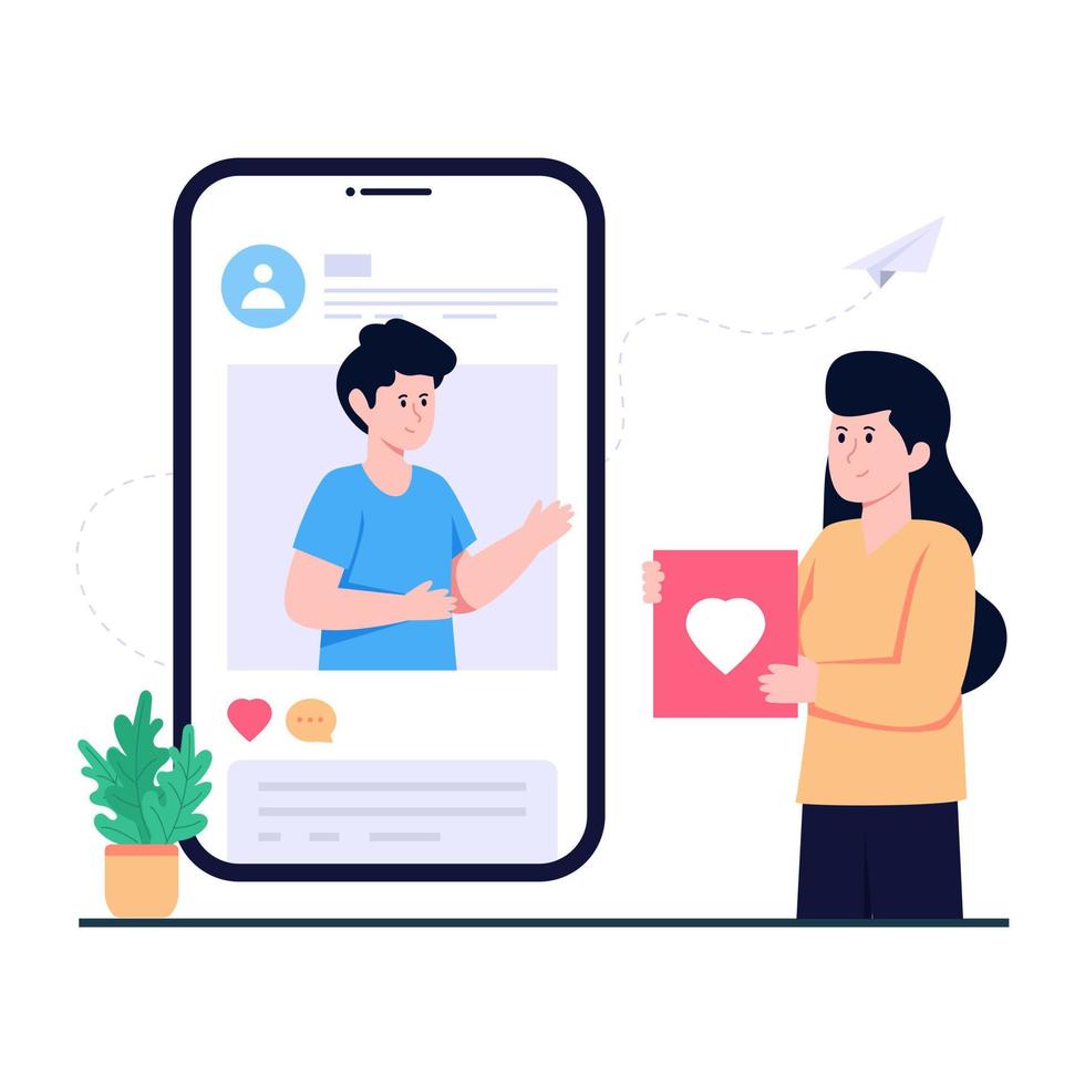 Perfect design icon of mobile love vector
