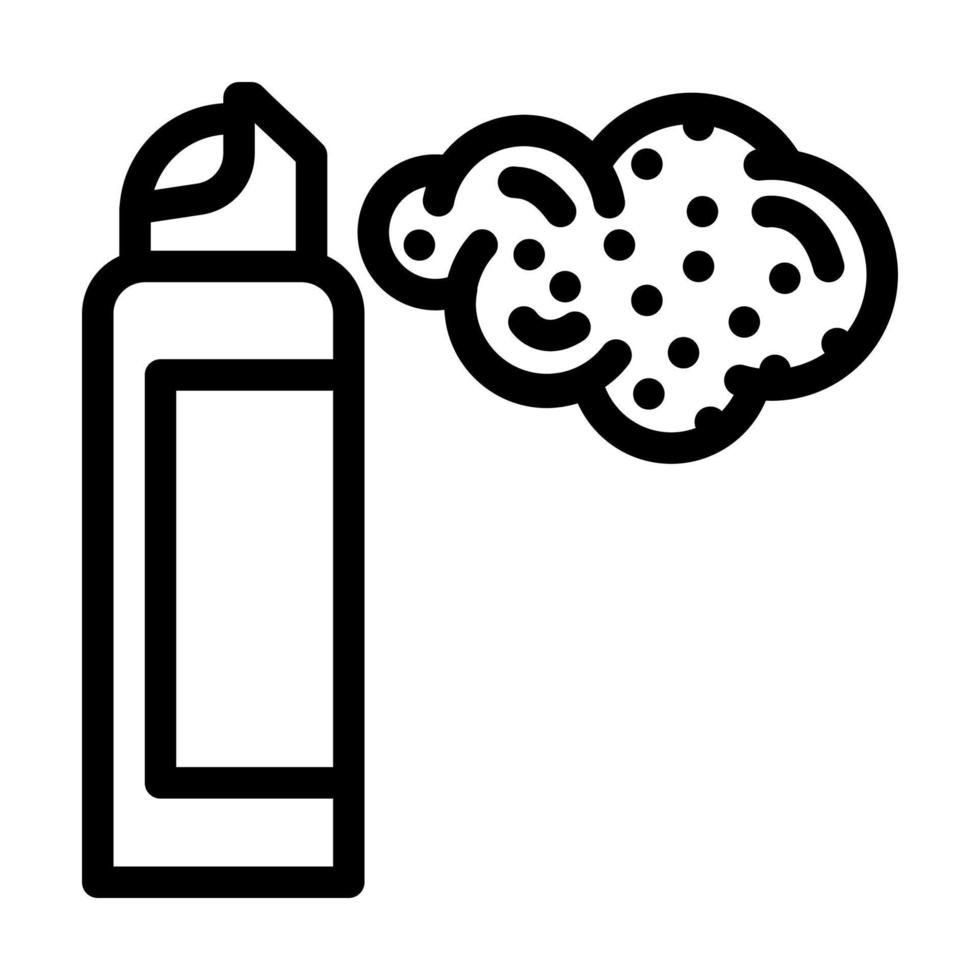 aerosol spray line icon vector illustration