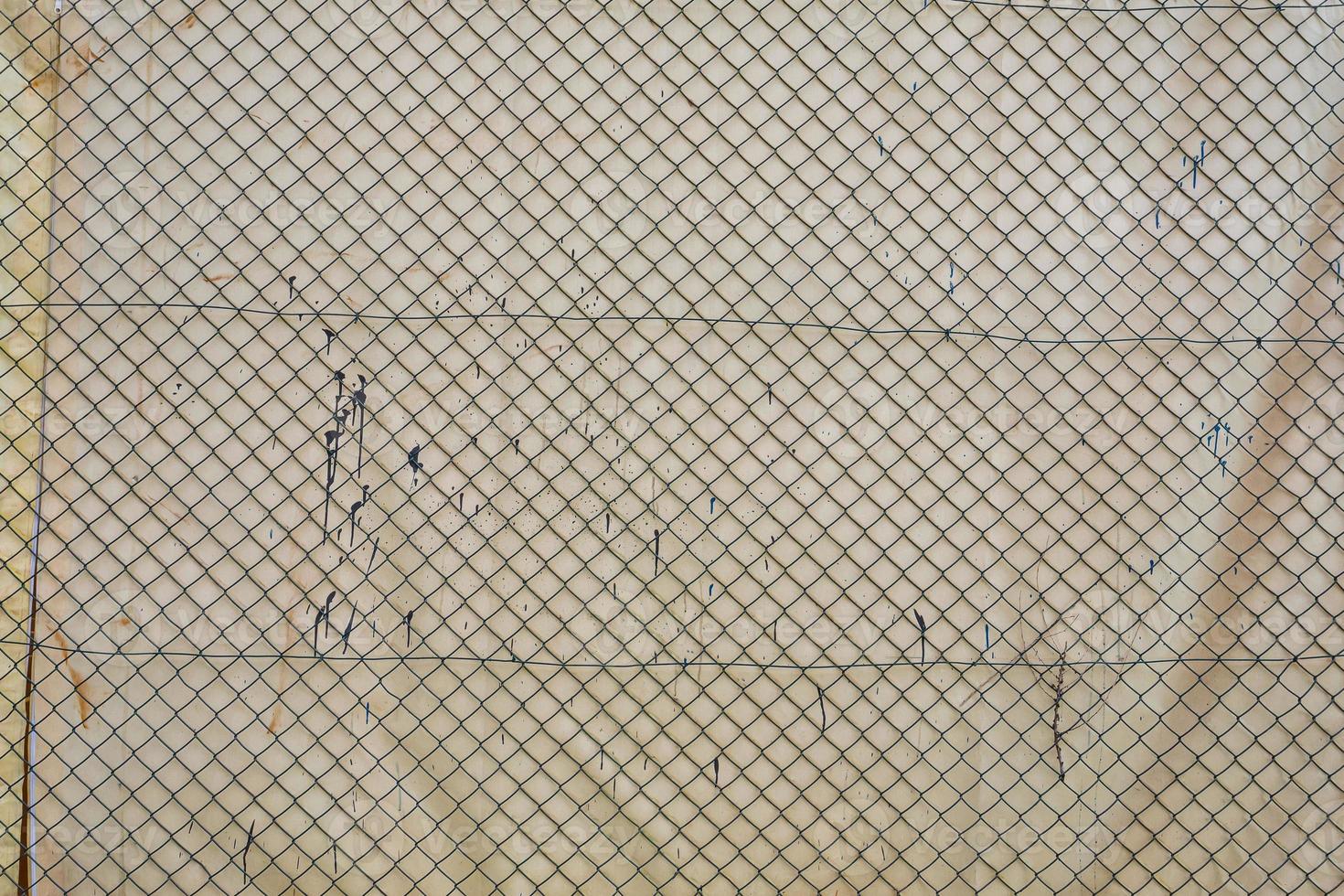 Texture cage metal net. Chrome grille detail for building. photo