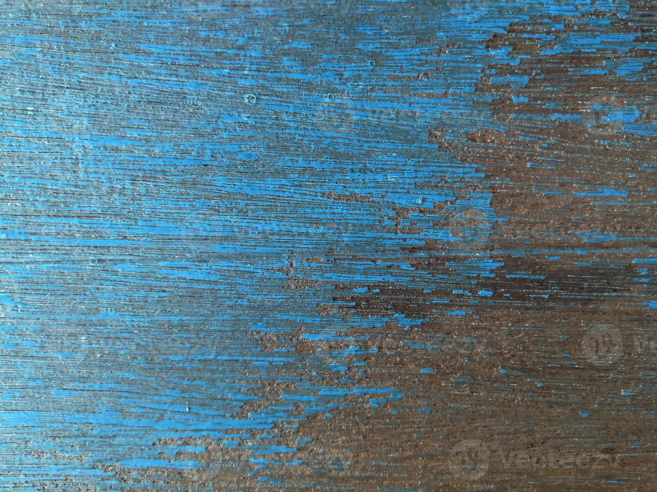 Abstract background and texture of blue wooden photo
