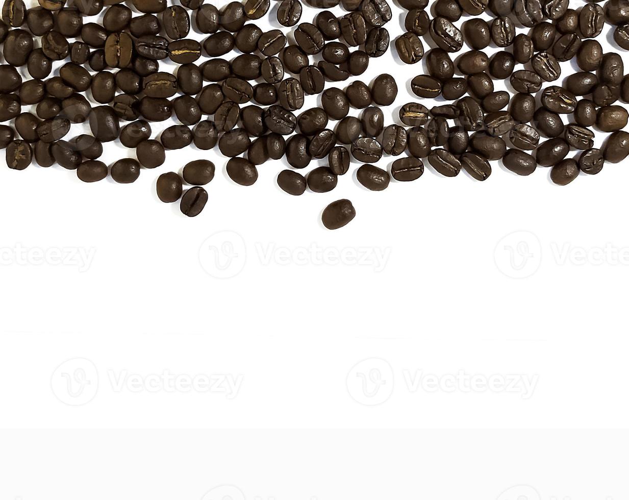 Coffee bean on white background photo