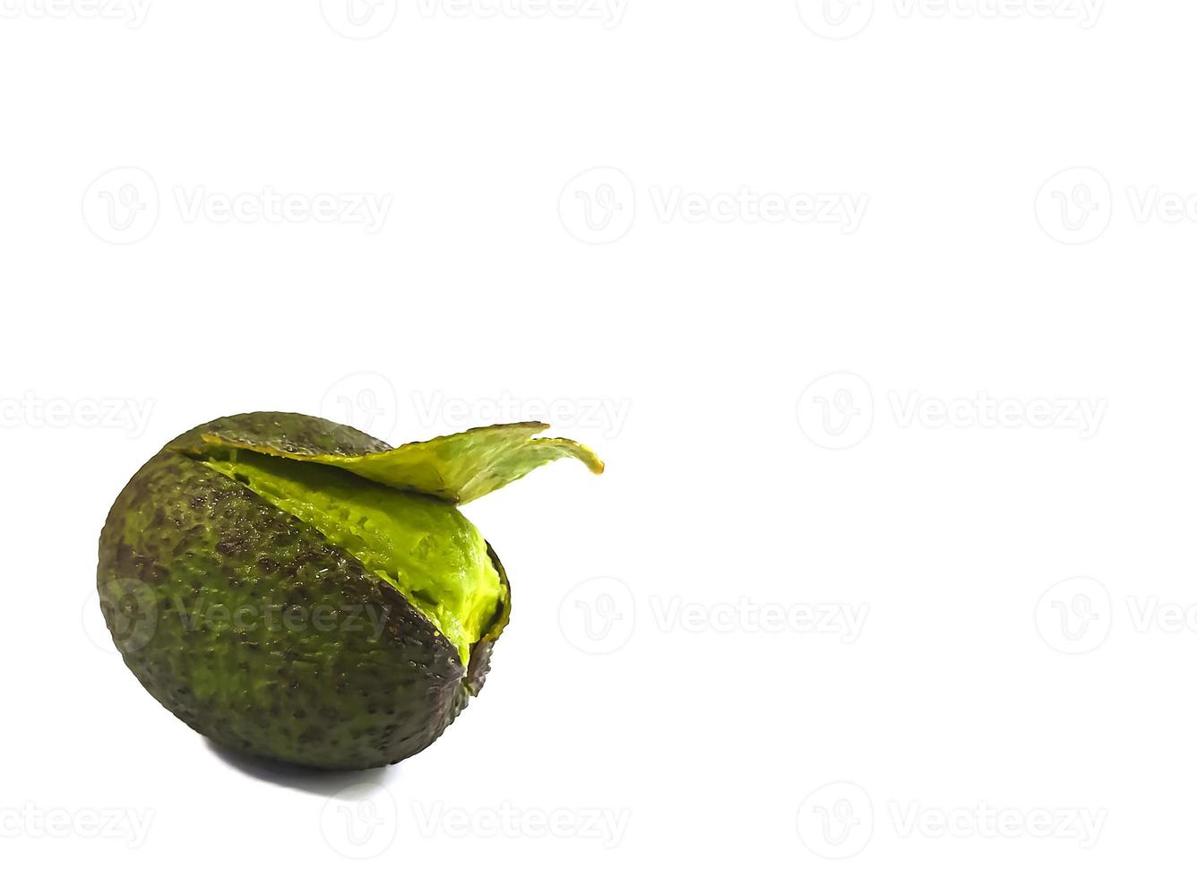 Avocado open the skin background photo