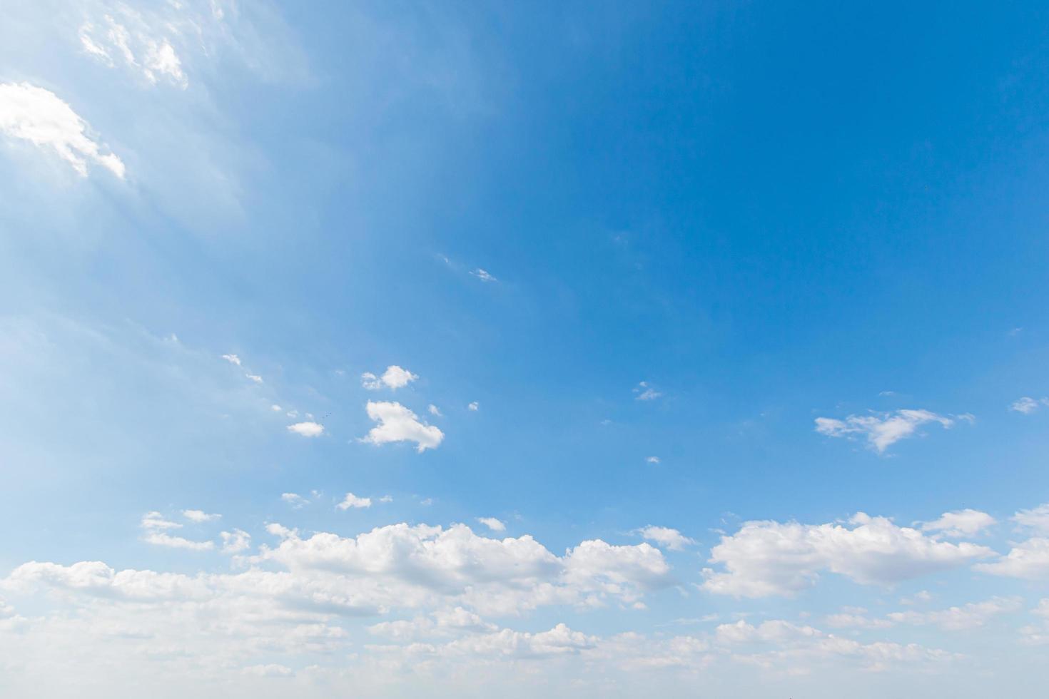 blue sky background with white clouds,copy space. photo