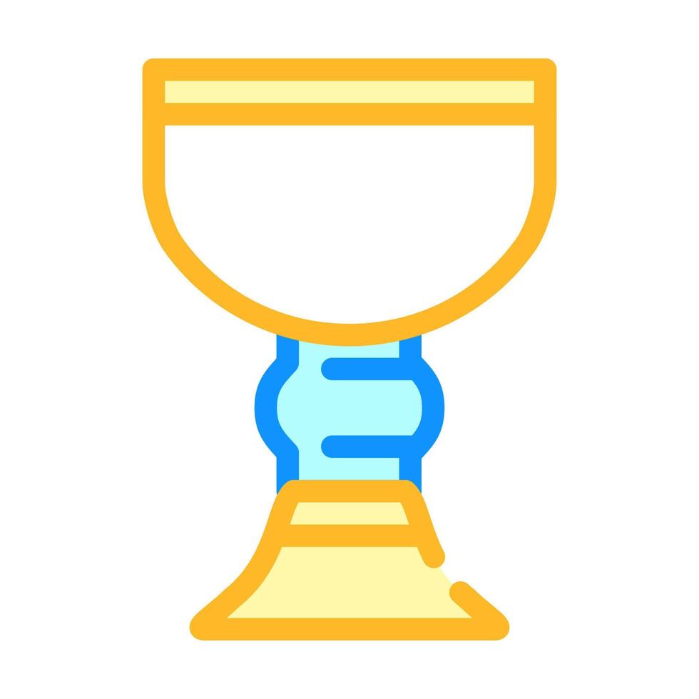 holy grail color icon vector illustration color