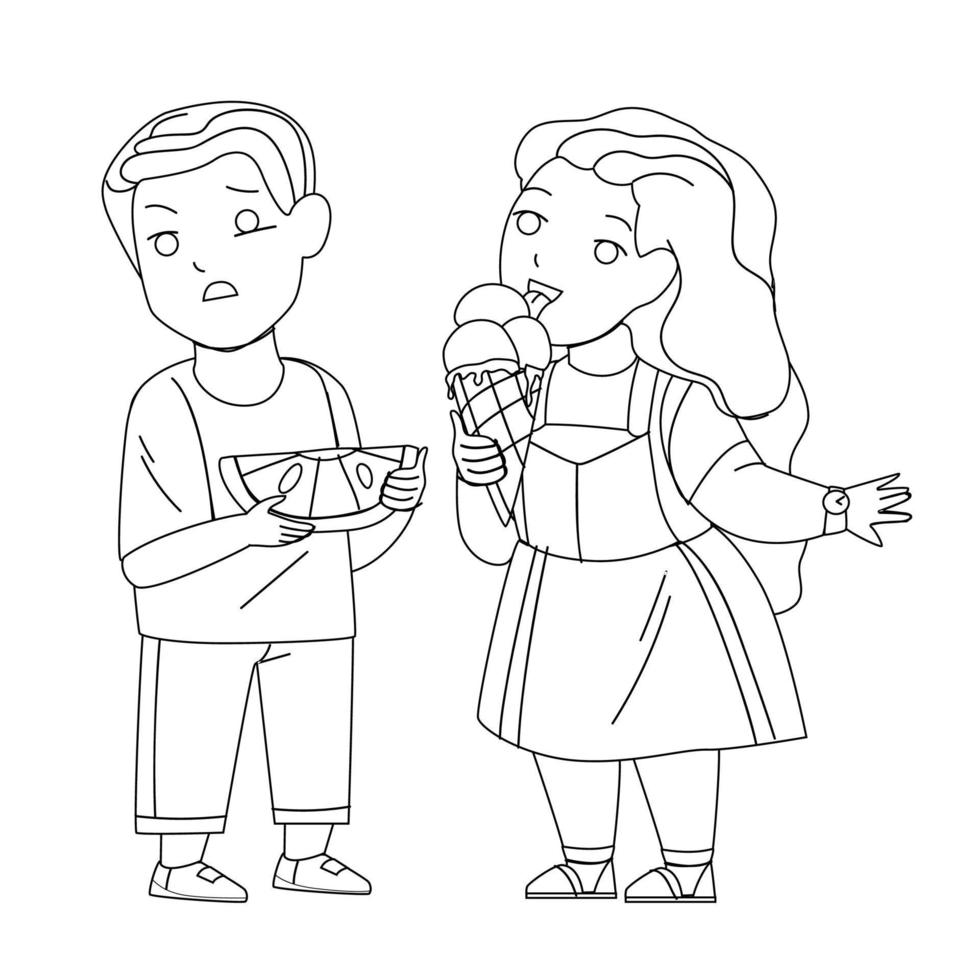 Taste Sense Of Different Eatery Product Vector