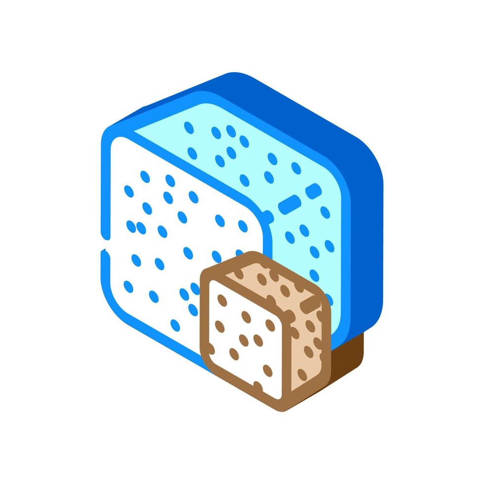 sugar nutrition isometric icon vector illustration