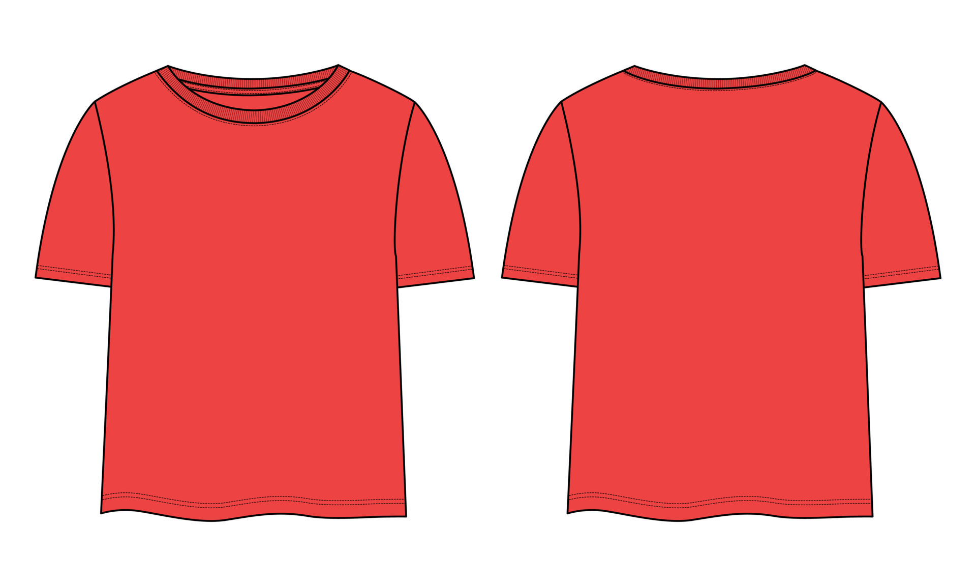red and green shirt clipart