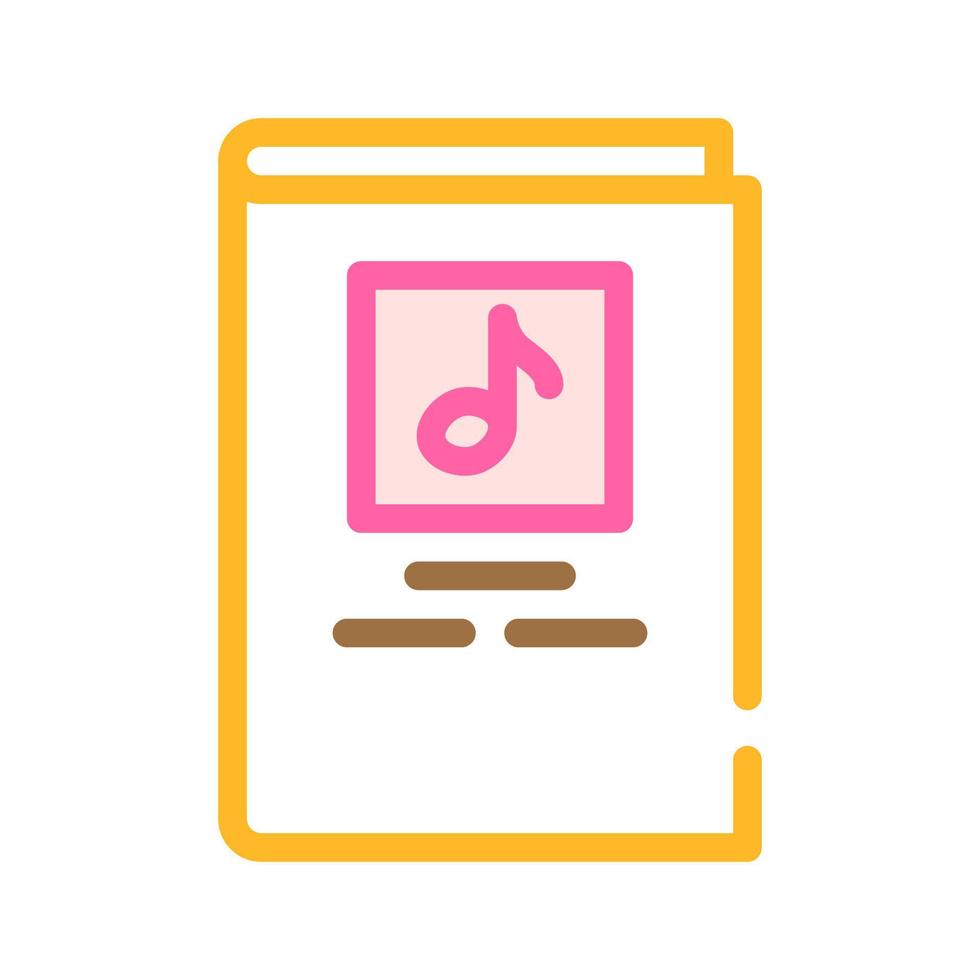 notes book color icon vector illustration