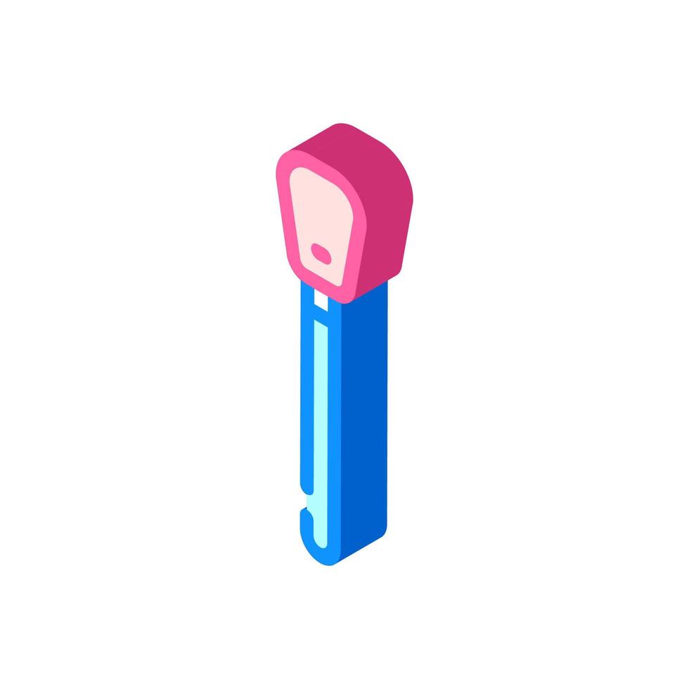 stick for cleaning fragile items isometric icon vector illustration