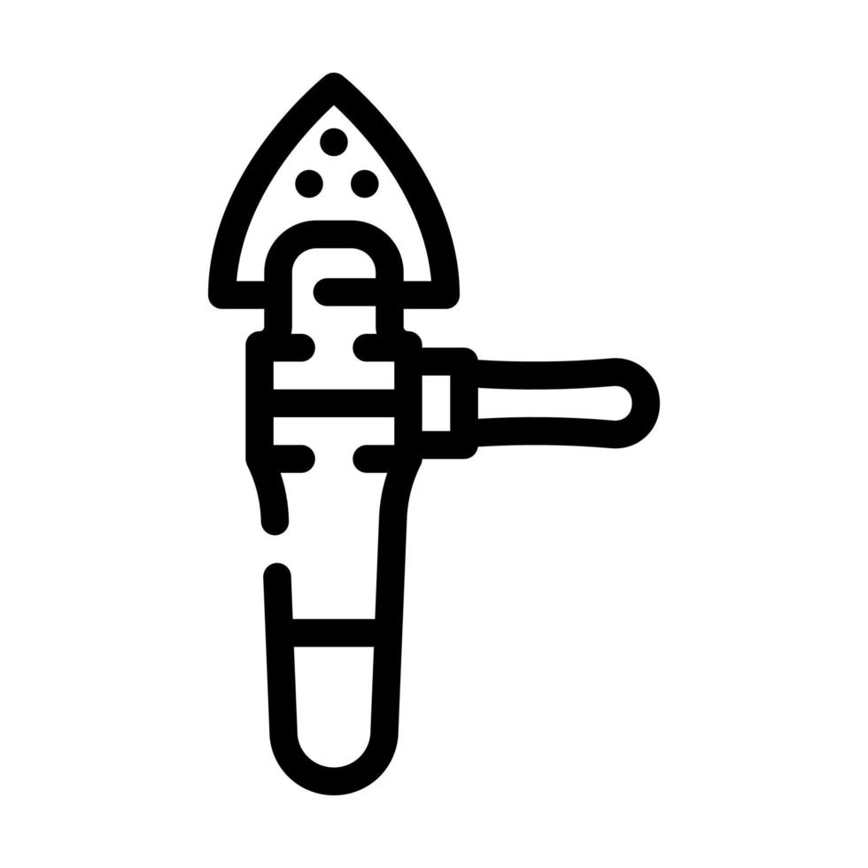 renovator tool line icon vector illustration black