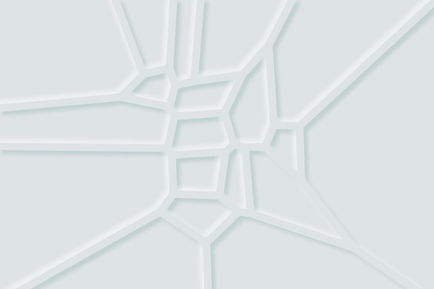 White Voronoi diagram background. Geometric mosaic backdrop in the Neomorphism style photo