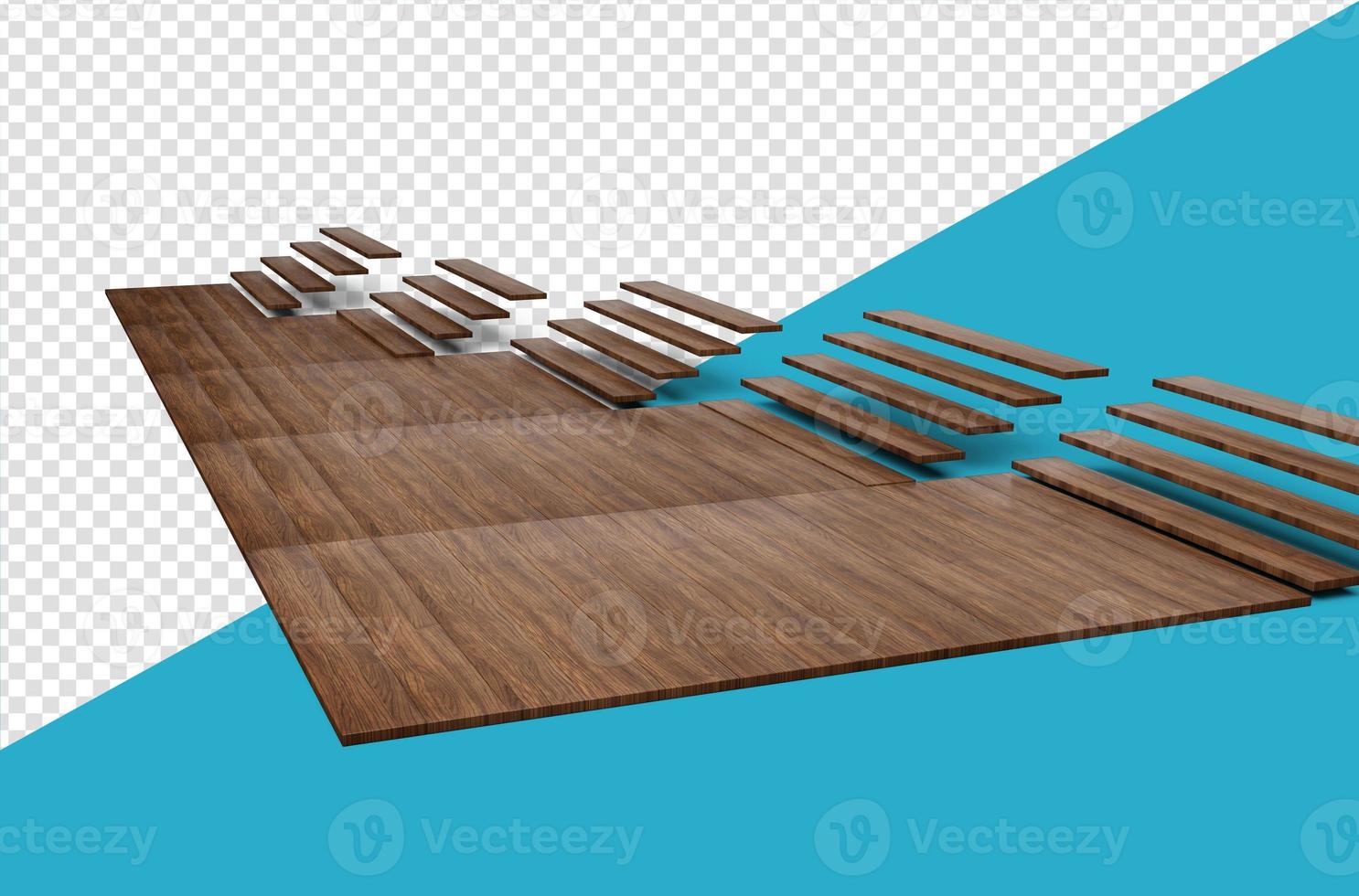 Flooring Installation. Set of pieces of different floor coating. Parquet, laminate, wooden plank, tiles 3d illustration photo