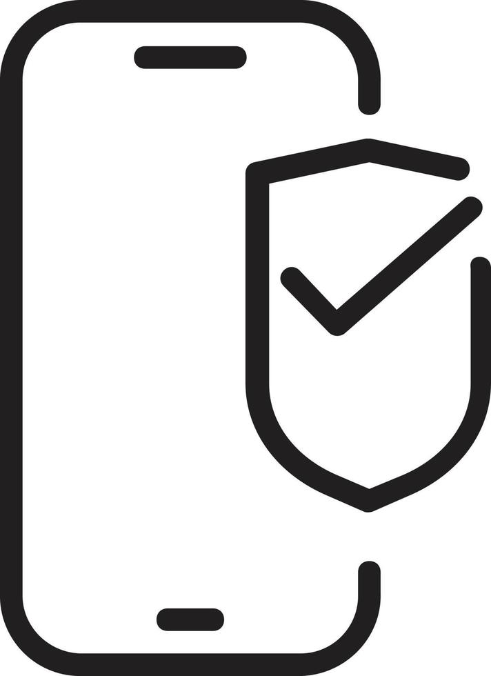 Antivirus Mobile Protection icon Design vector