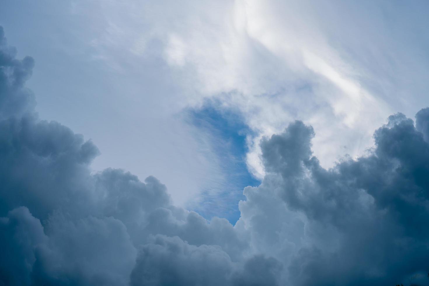 black clouds before the rain photo