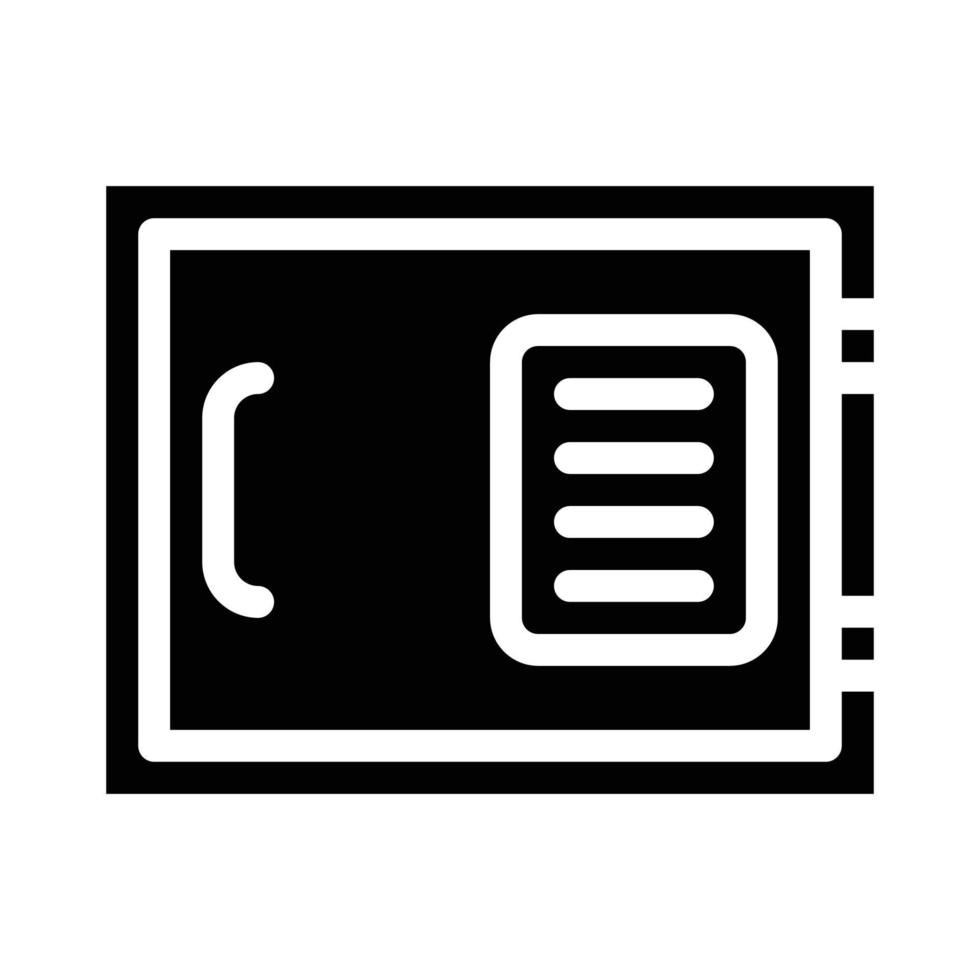 safe equipment glyph icon vector isolated illustration