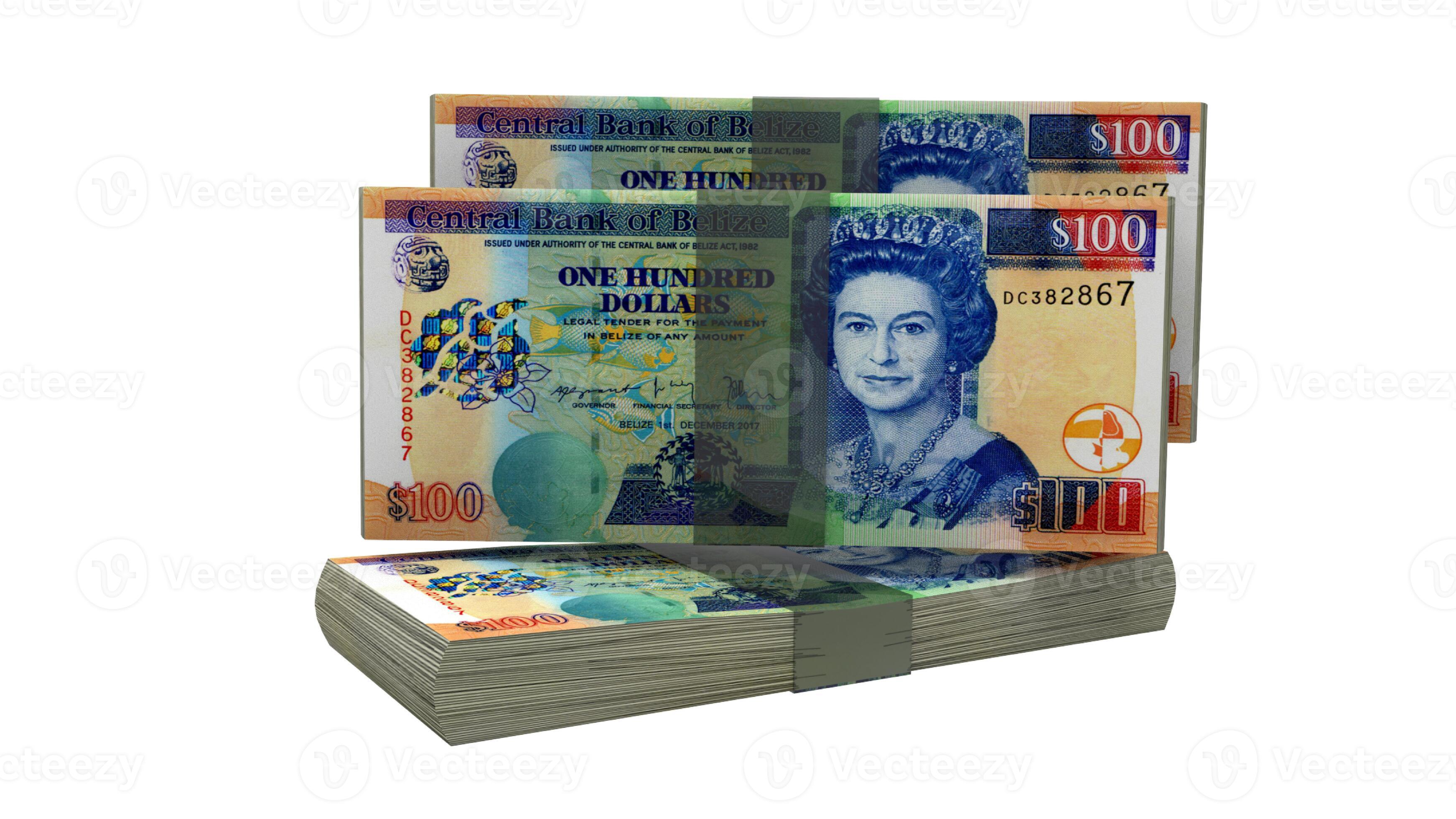 The Belize dollar is the official currency in Belize 8164250 Stock