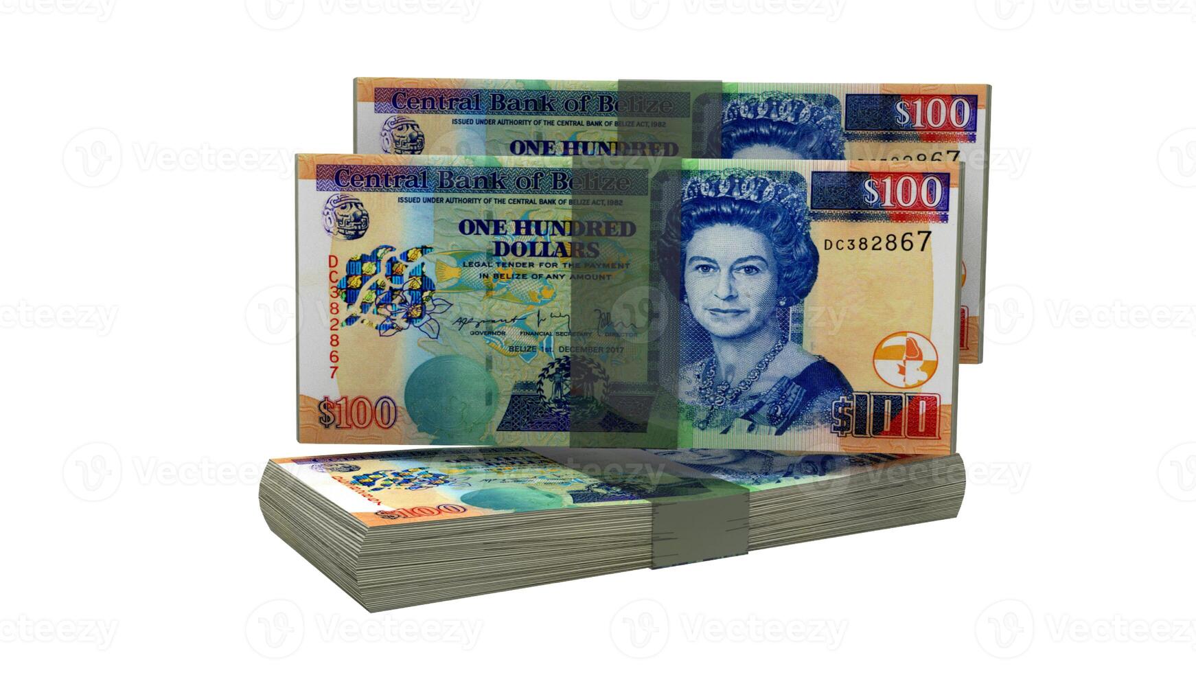 The Belize dollar is the official currency in Belize 8164250 Stock