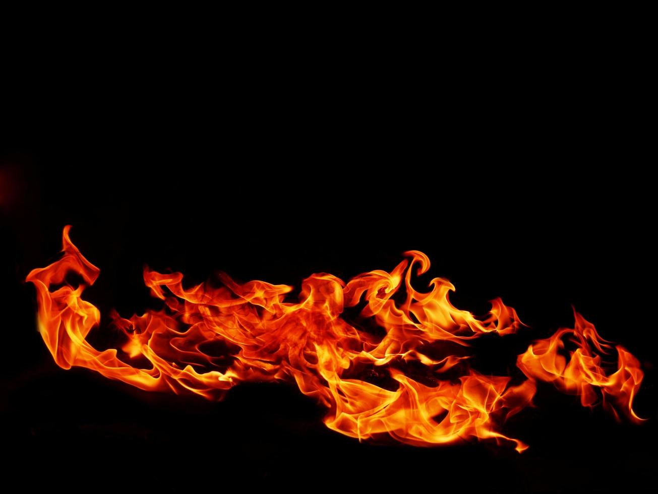 Blaze fire flame texture for banner background photo