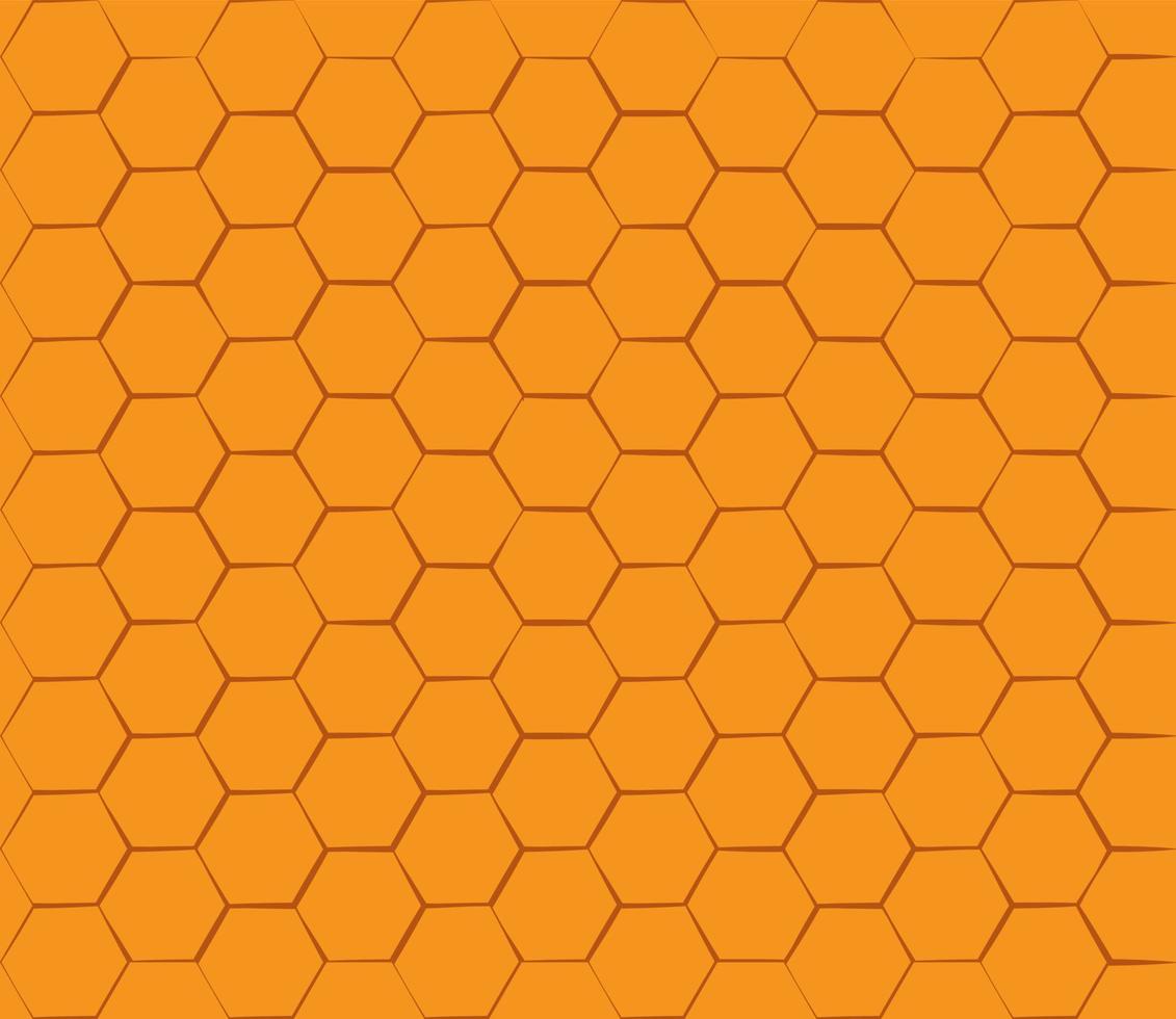 Geometric seamless honeycomb shape background vector illustration