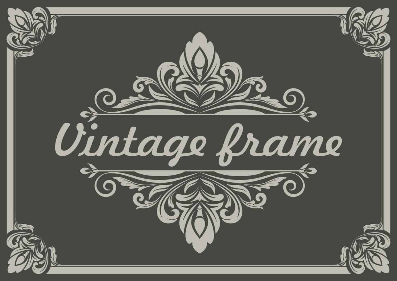 decorative frame vector