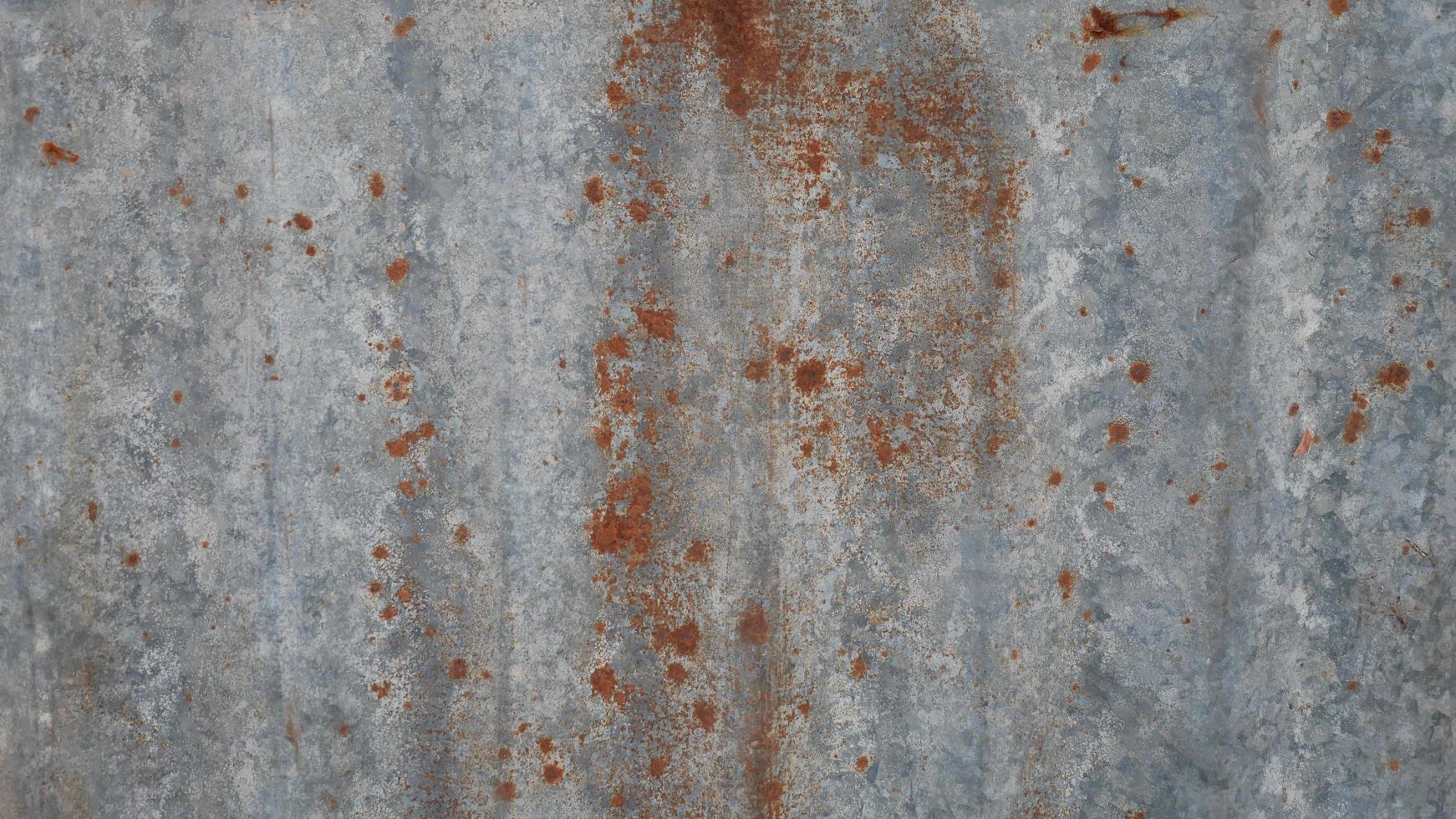 Rusty old metal texture background for interior exterior and industrial construction concept design. photo