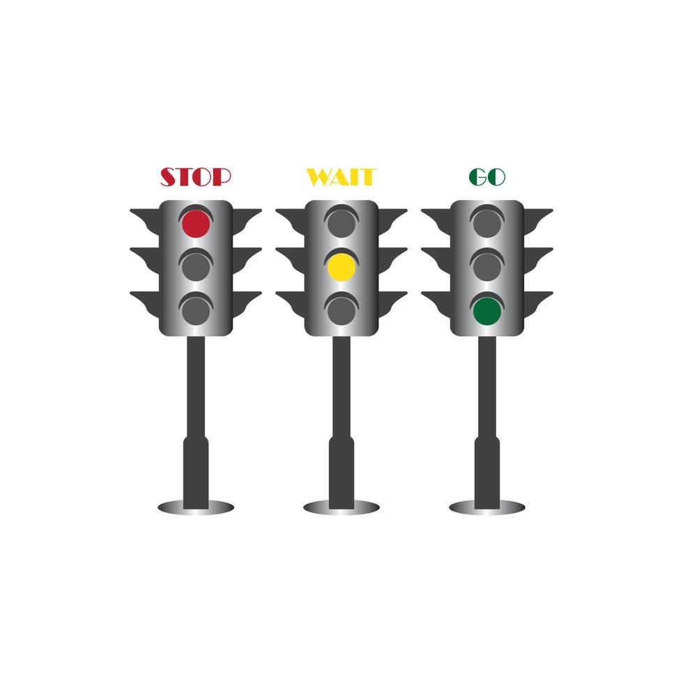 Traffic Light icon vector