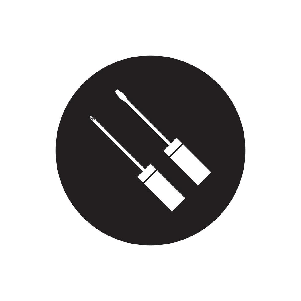 screwdriver icon vector