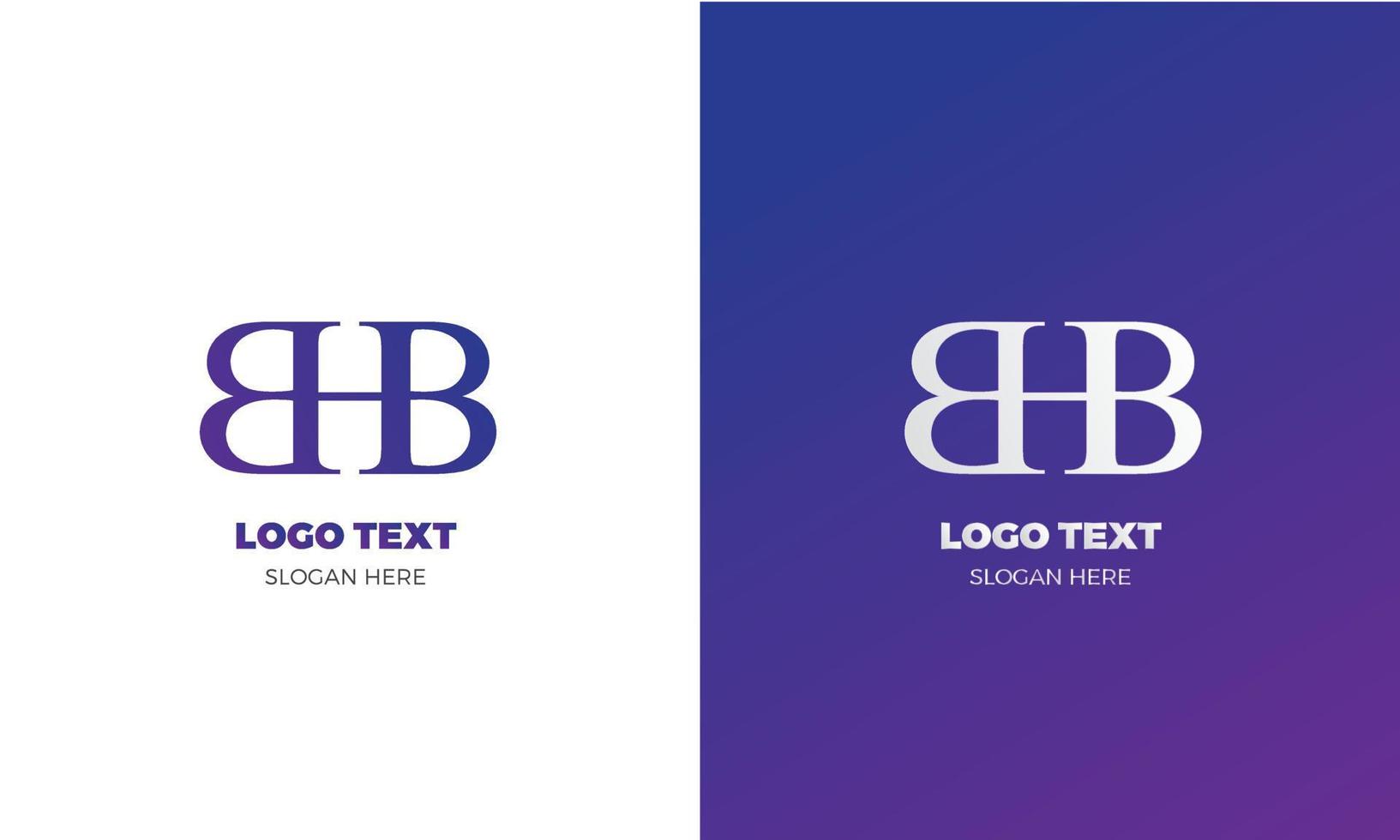 B Logo Monogram vector template