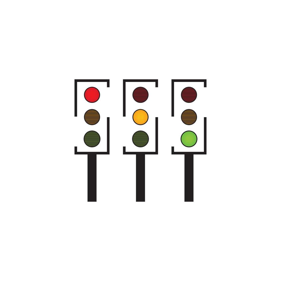 Traffic Light icon vector
