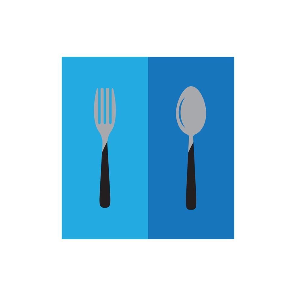 Tenedor cuchara cuchillo icono diseño ilustración vectorial vector