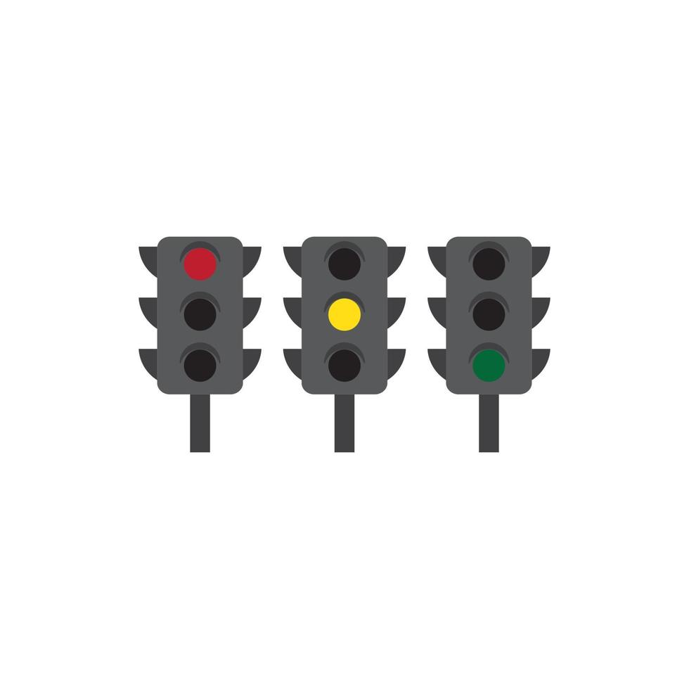 Traffic Light icon vector