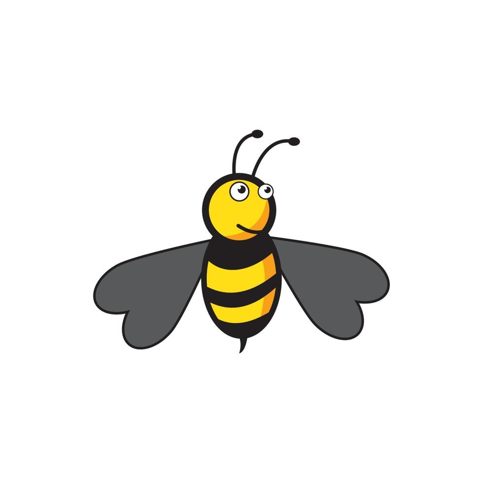 Bee logo vector