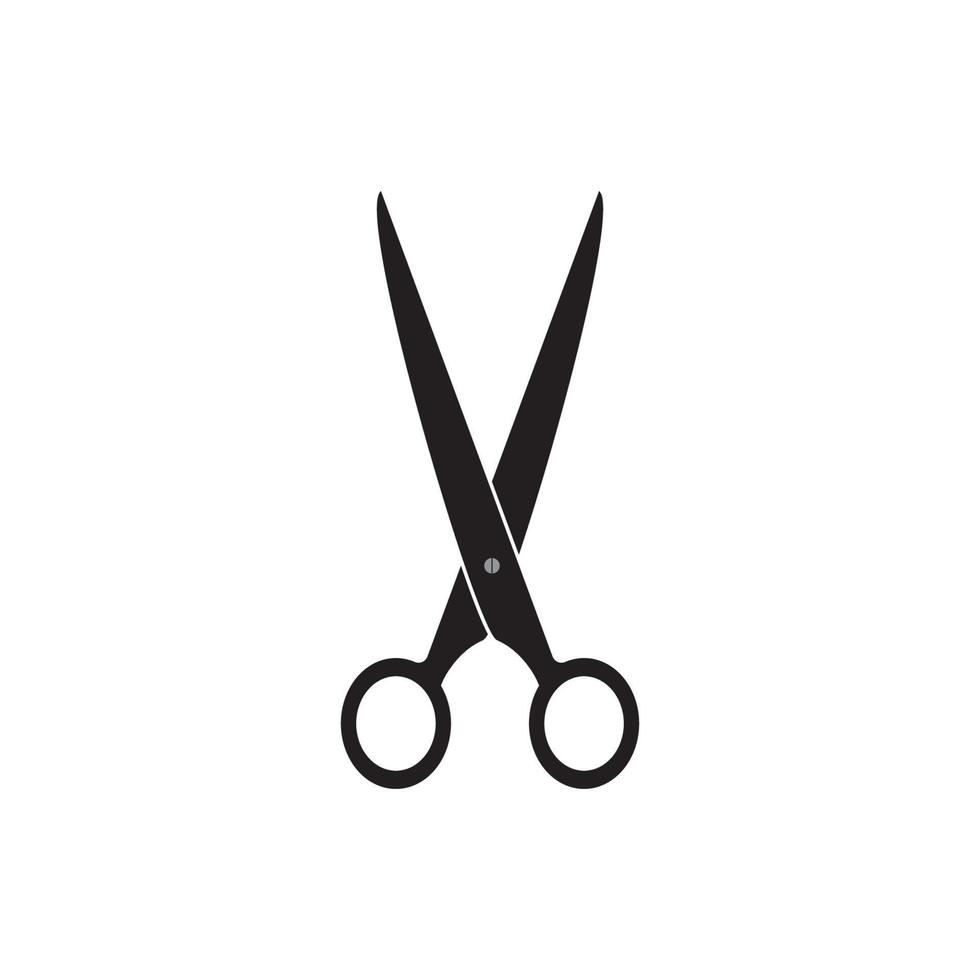 Scissors logo  vector illustration design