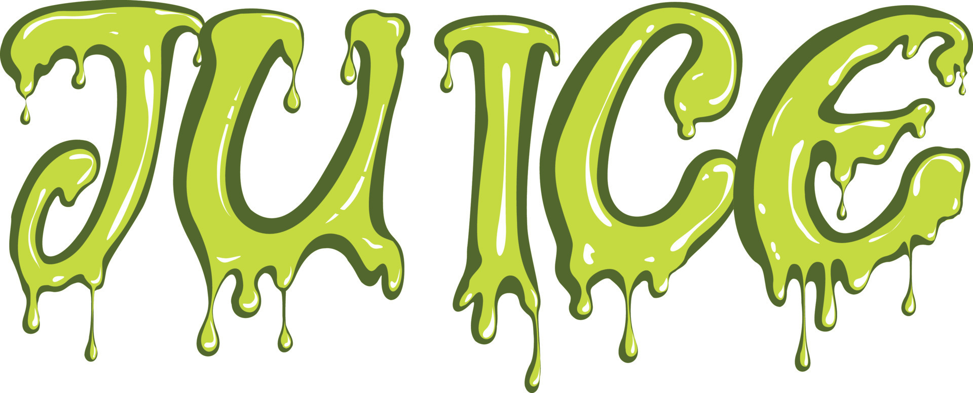 juice text with drip effect 8167723 Vector Art at Vecteezy