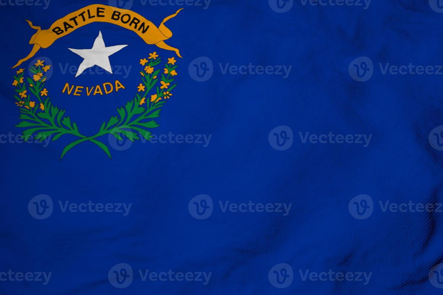 Flag of Nevada in 3D rendering photo