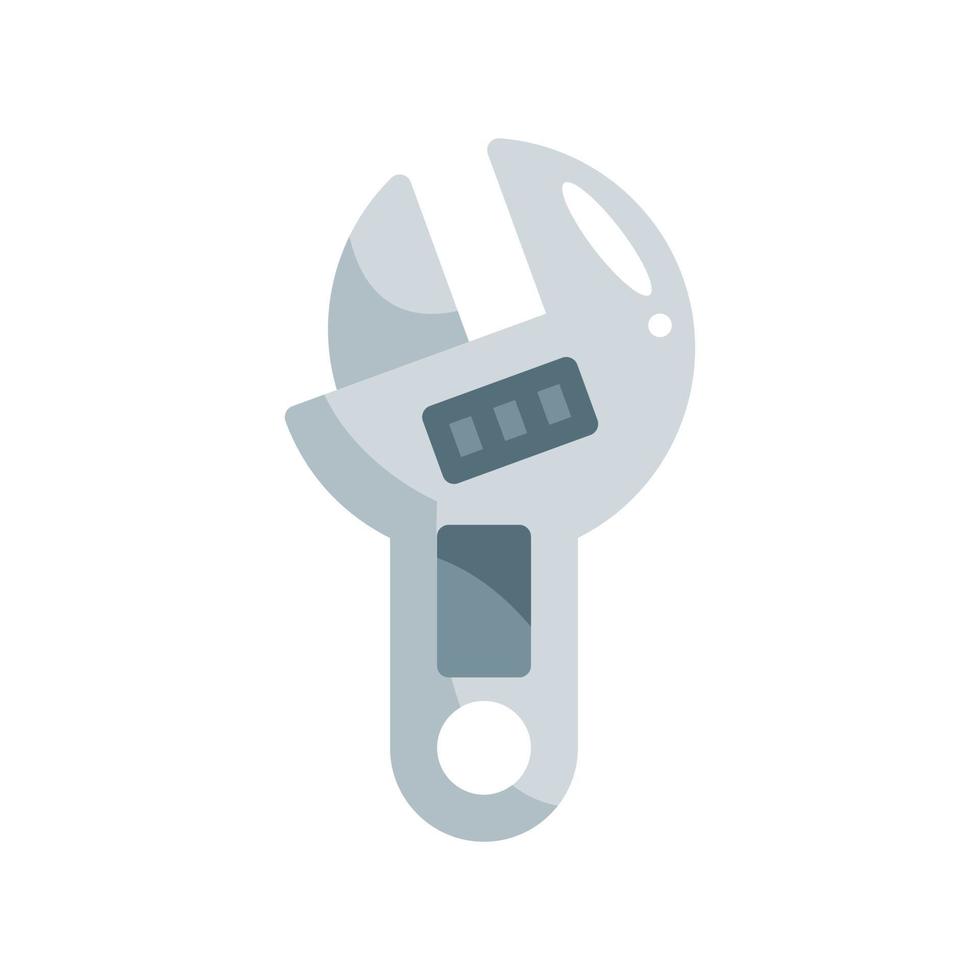 wrench flat style icon. vector illustration for graphic design, website, app