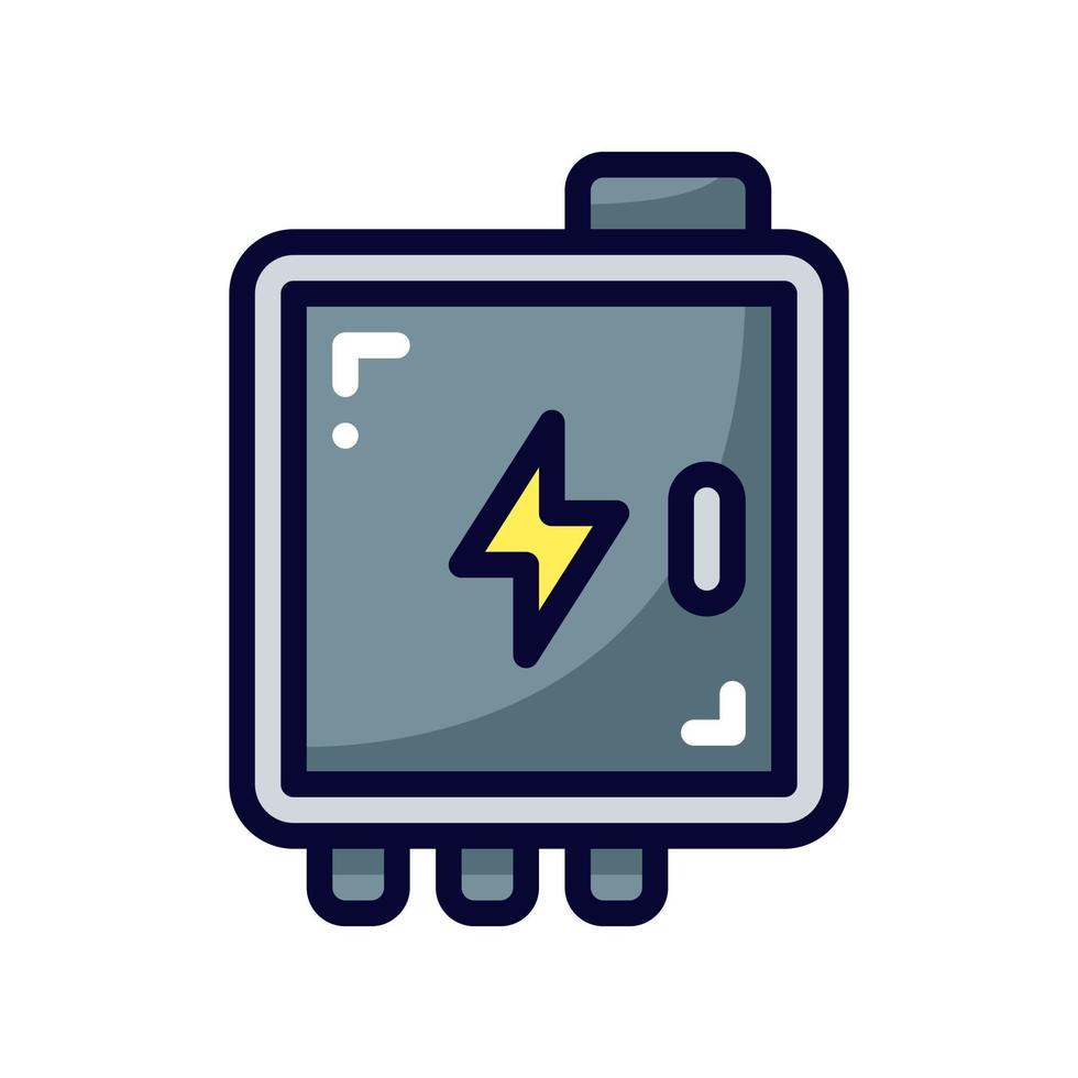 fuse box filled line style icon. vector illustration for graphic design, website, app