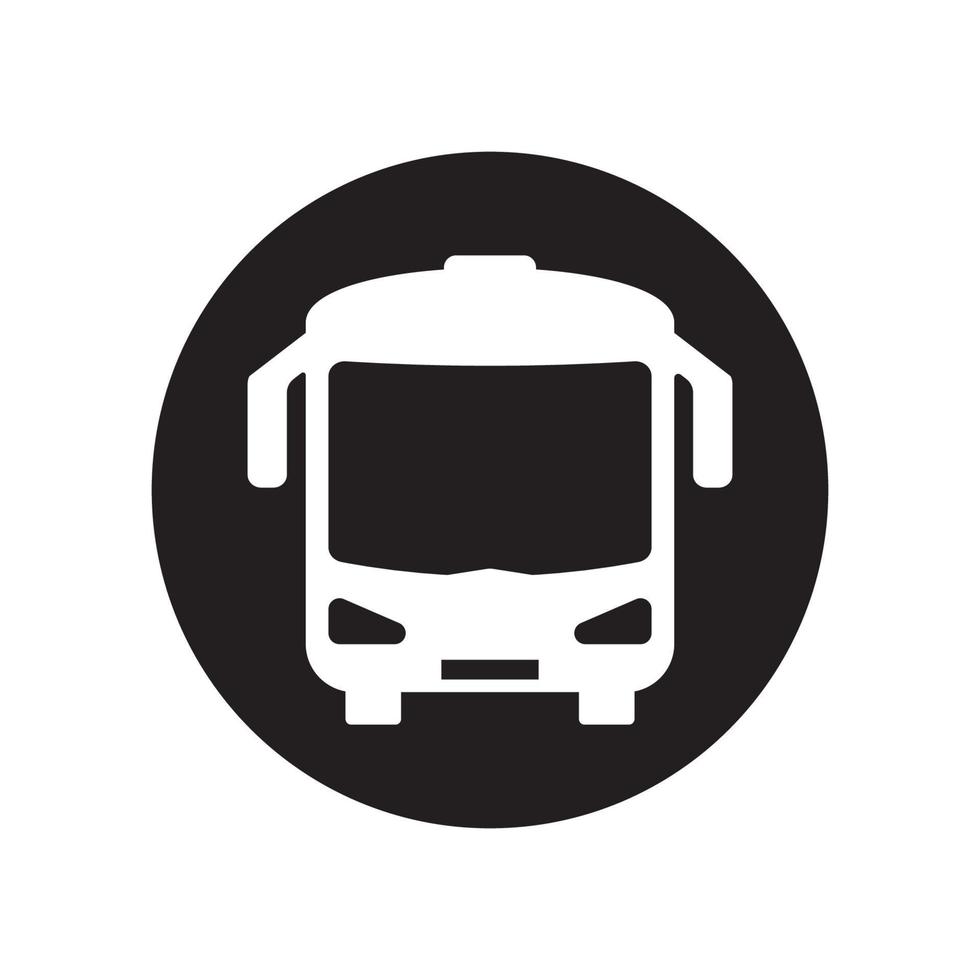 icono de autobús, diseño de ilustraciones vectoriales vector