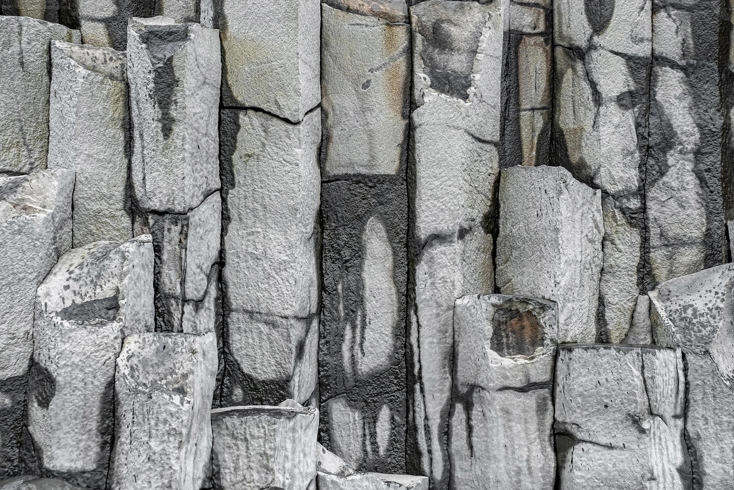 Premium Photo  Basalt stones as a background reynisfjara beach iceland sharp  rocks photography for design textures in nature