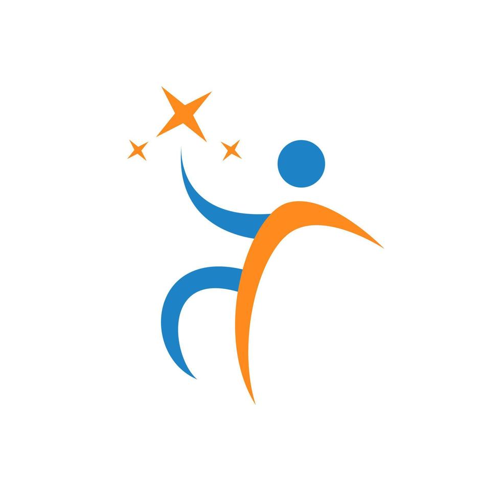 logotipo de personas de salud vector