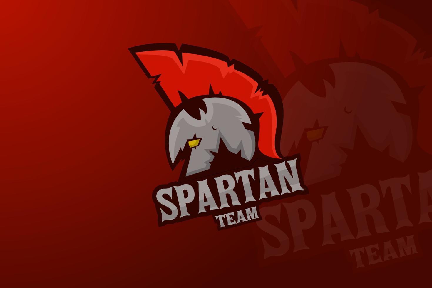 esport spartan logo vector
