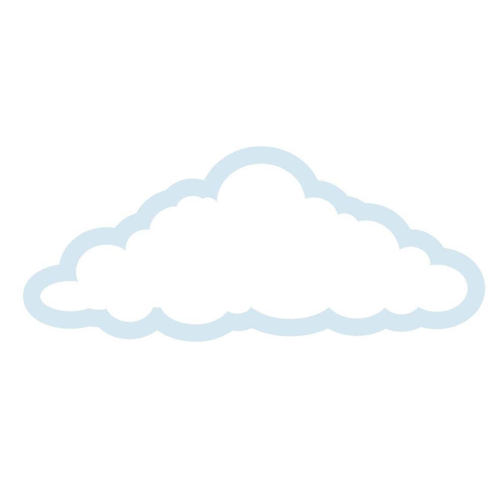 clouds icon weather symbol sign vector