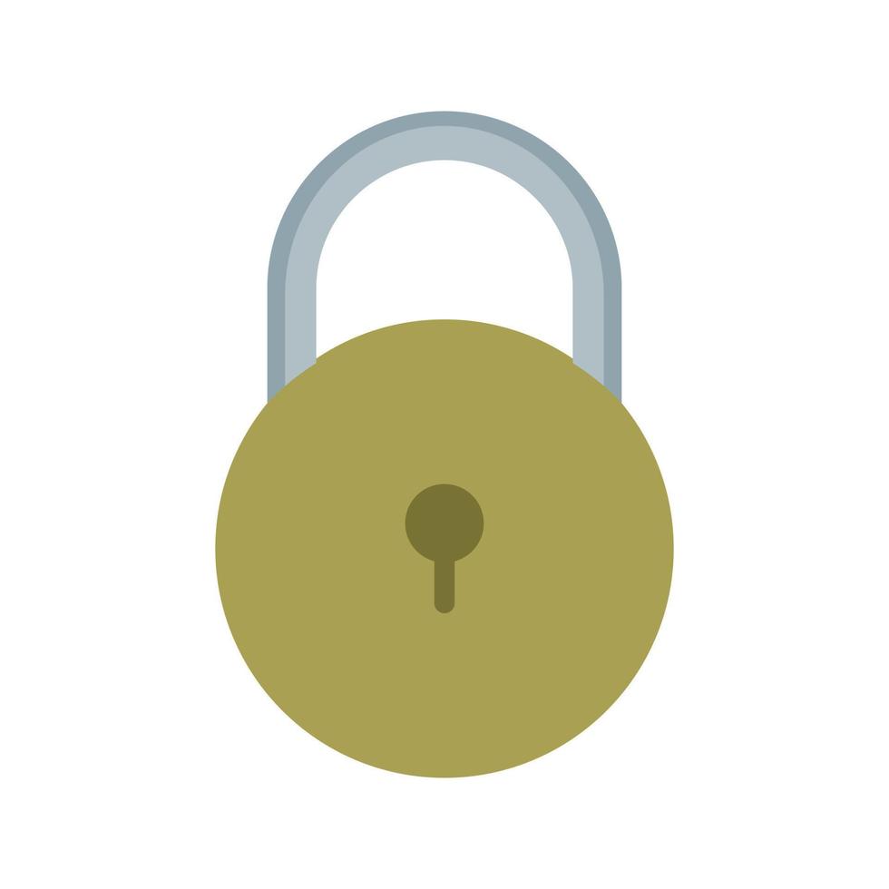 Lock II Flat Multicolor Icon vector